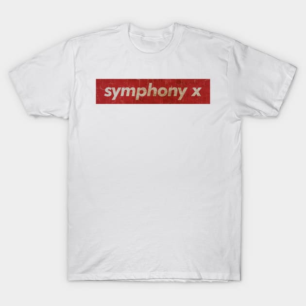 Symphony X - SIMPLE RED T-Shirt by GLOBALARTWORD